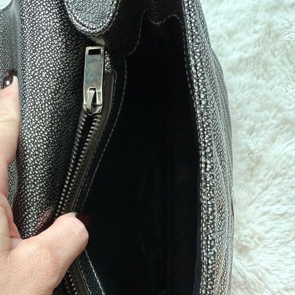 Saint Laurent Classic College Bag Matelasse Chevron Leather Medium Authentic - Picture 11 of 16